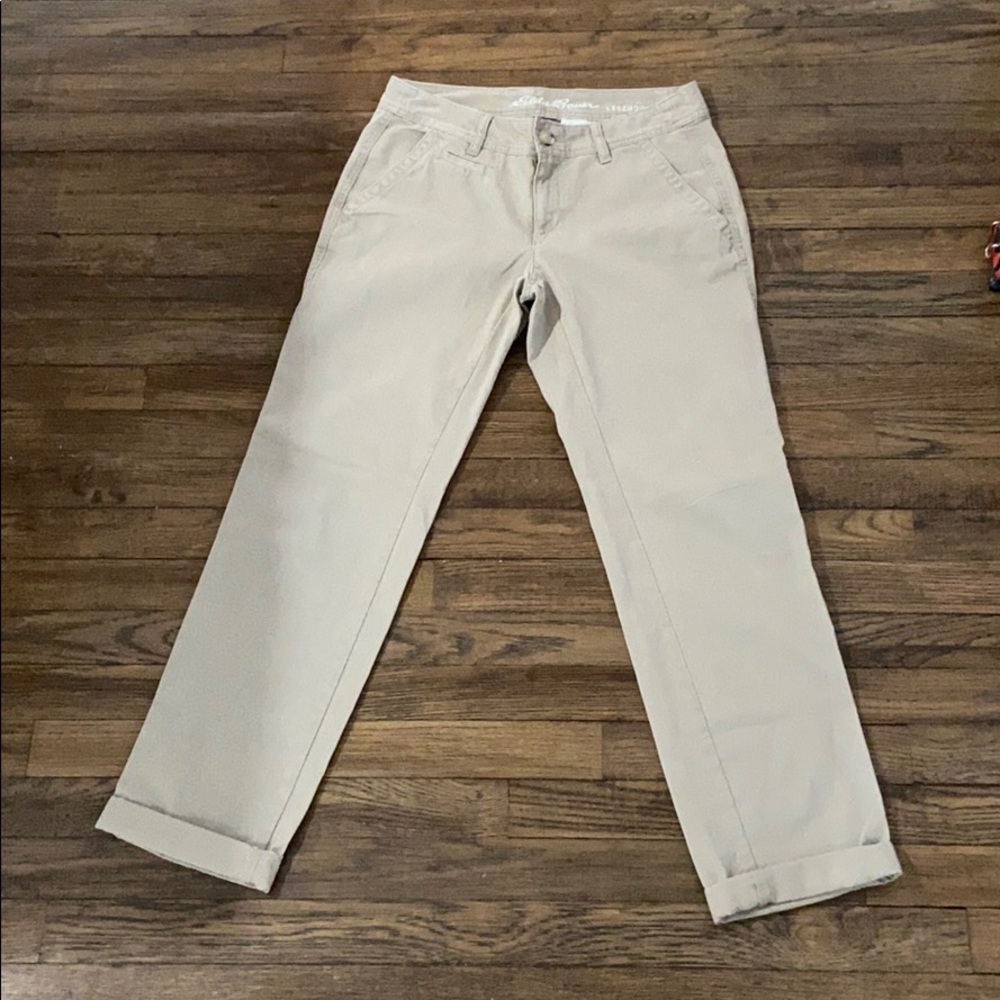 Eddie Bauer legend wash womens kakis size 2